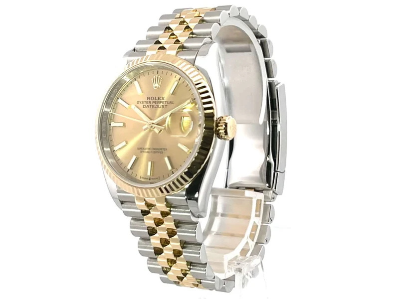 Rolex Datejust 36 126233 Champagner Jubile-Band aus 2018