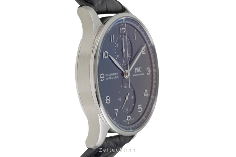 IWC Portugieser chronograph steel automatic men's watch IW371606 LP: 9100EUR [2601607]