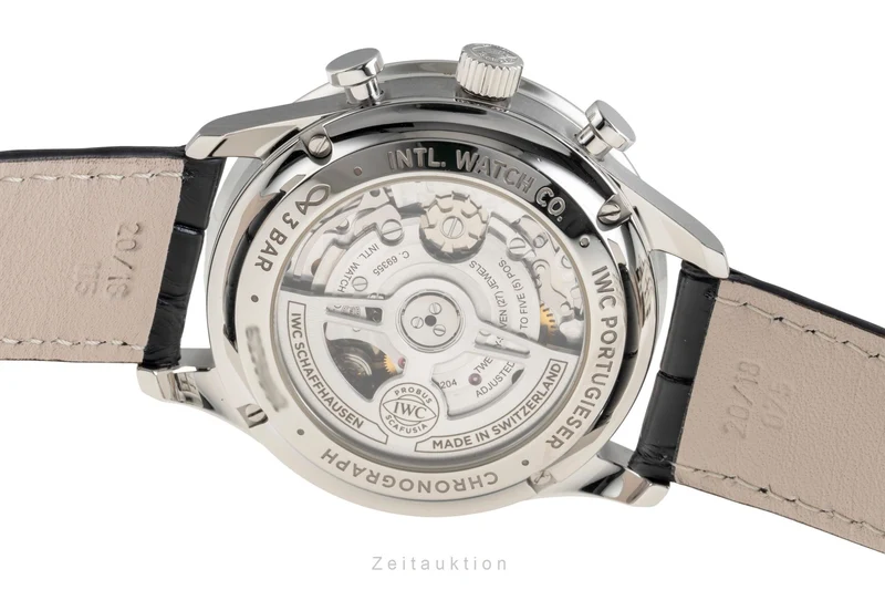 IWC Portugieser chronograph steel automatic men's watch IW371606 LP: 9100EUR [2601607]