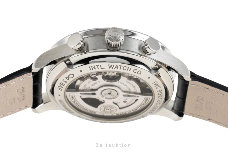 IWC Portugieser chronograph steel automatic men's watch IW371606 LP: 9100EUR [2601607]