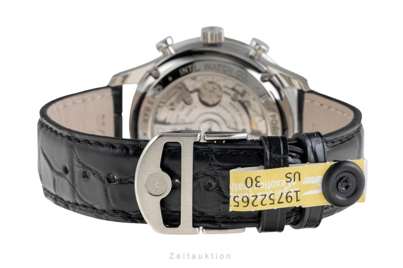 IWC Portugieser chronograph steel automatic men's watch IW371606 LP: 9100EUR [2601607]