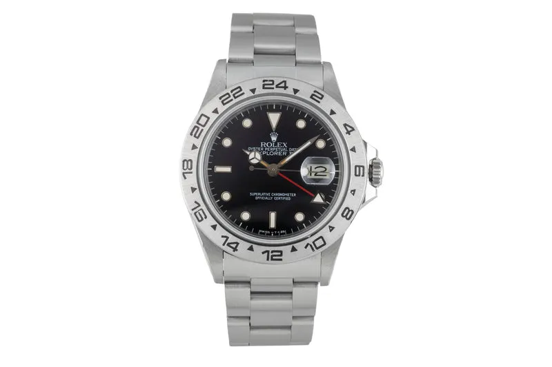 Rolex Explorer II steel automatic men's watch 16550 [2601587]