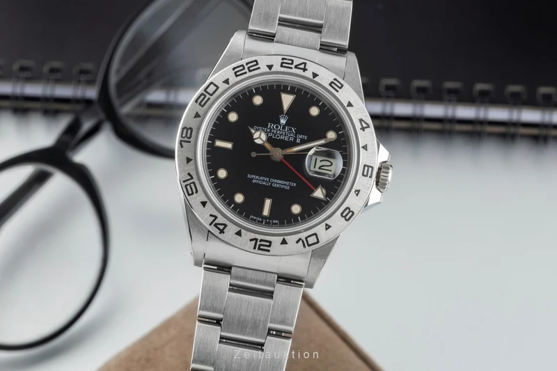 Rolex Explorer II steel automatic men's watch 16550 [2601587]