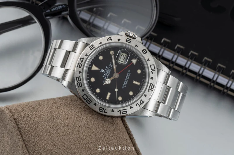 Rolex Explorer II steel automatic men's watch 16550 [2601587]