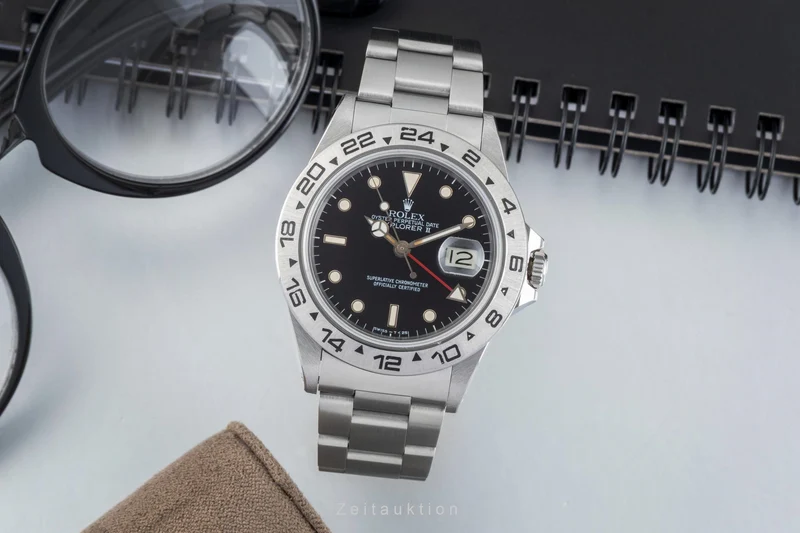 Rolex Explorer II steel automatic men's watch 16550 [2601587]
