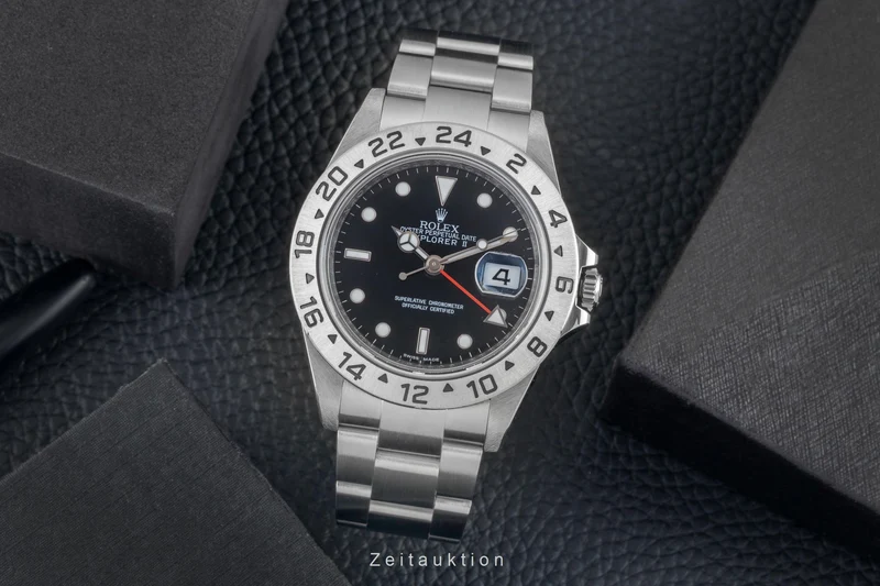 Rolex Explorer II steel automatic men's watch 16570 [2601681]