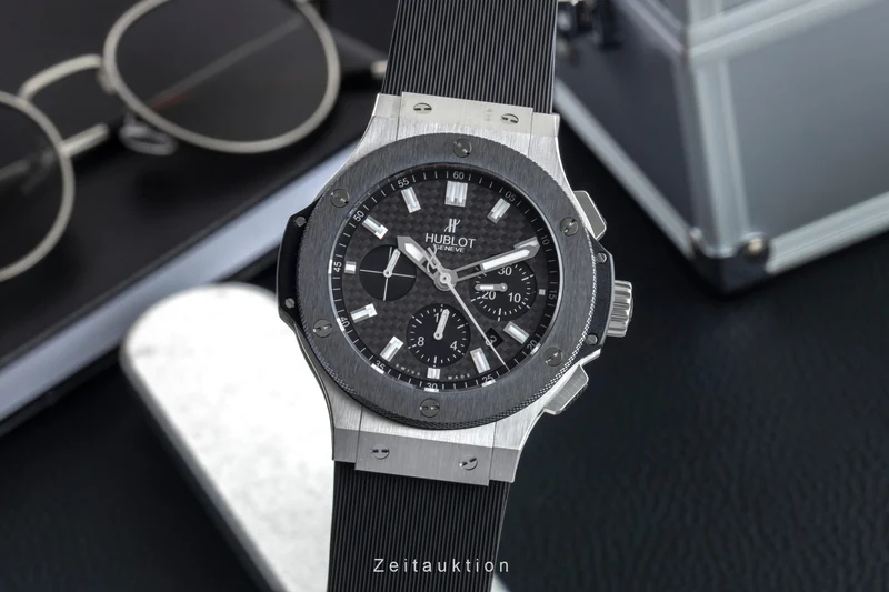 Hublot Big Bang chronograph ceramic / steel automatic men's watch 301.SM.1770.RX [2601722]
