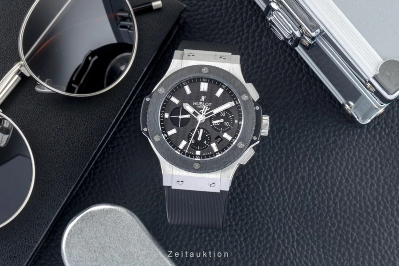 Hublot Big Bang chronograph ceramic / steel automatic men's watch 301.SM.1770.RX [2601722]