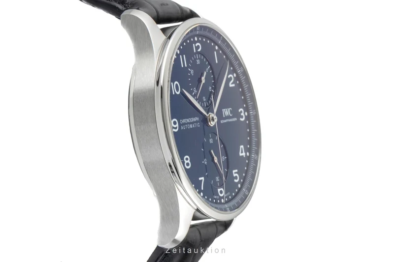 IWC Portugieser chronograph steel automatic men's watch IW371601 LP: 9100EUR Limited [2601604]