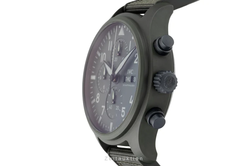 IWC Fliegerchronograph chronograph ceramic / titanium automatic men's watch IW389106 LP: 12700EUR [2601831]