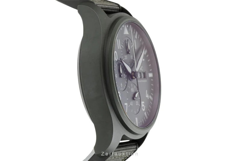 IWC Fliegerchronograph chronograph ceramic / titanium automatic men's watch IW389106 LP: 12700EUR [2601831]