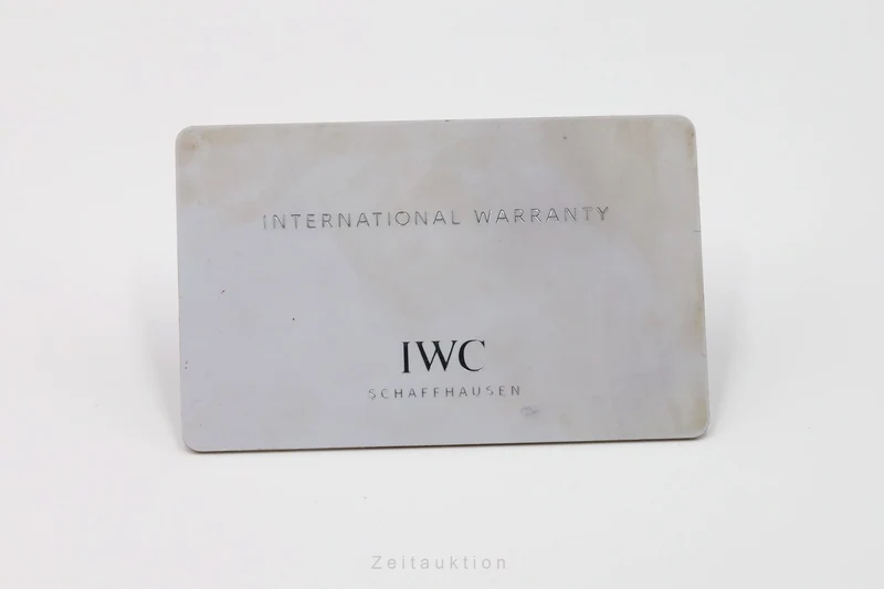 IWC Portugieser chronograph steel automatic men's watch IW371445 LP: 9100EUR [2601317]