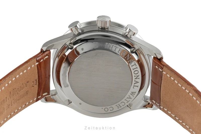 IWC Portugieser chronograph steel automatic men's watch IW371445 LP: 9100EUR [2601317]