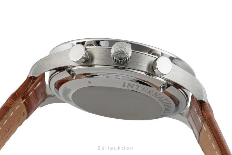 IWC Portugieser chronograph steel automatic men's watch IW371445 LP: 9100EUR [2601317]