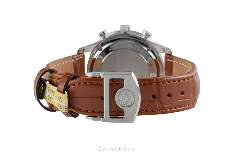 IWC Portugieser chronograph steel automatic men's watch IW371445 LP: 9100EUR [2601317]