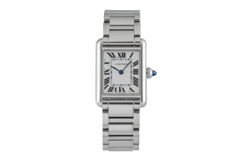 Cartier Tank steel quartz women's watch WSTA0051 [2601543]
