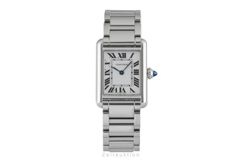 Cartier Tank steel quartz women's watch WSTA0051 [2601543]