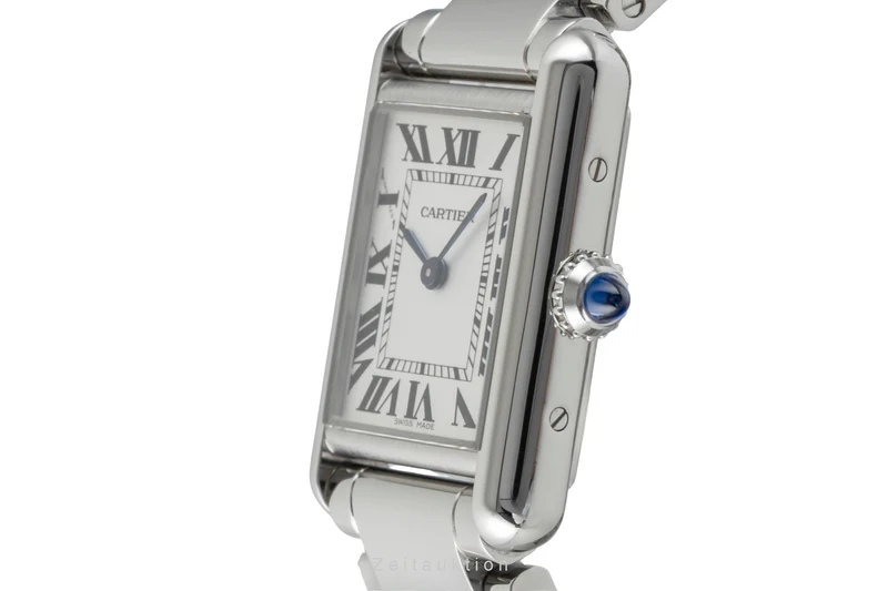 Cartier Tank steel quartz women's watch WSTA0051 [2601543]