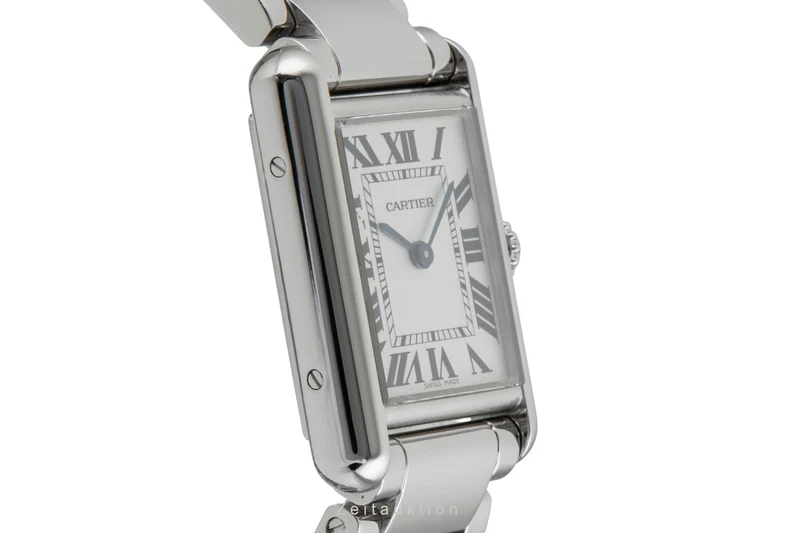 Cartier Tank steel quartz women's watch WSTA0051 [2601543]