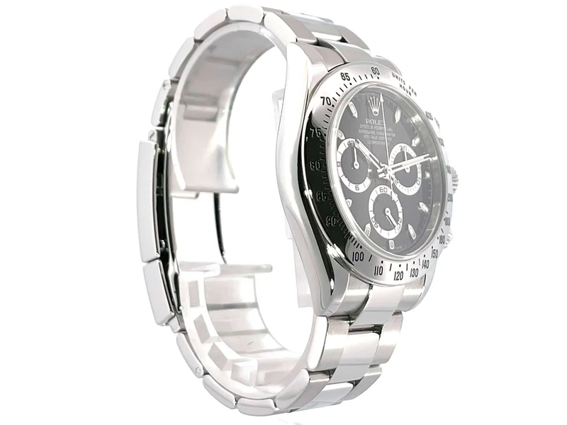 Rolex Daytona Edelstahl 116520 Schwarz aus 2011 LC100