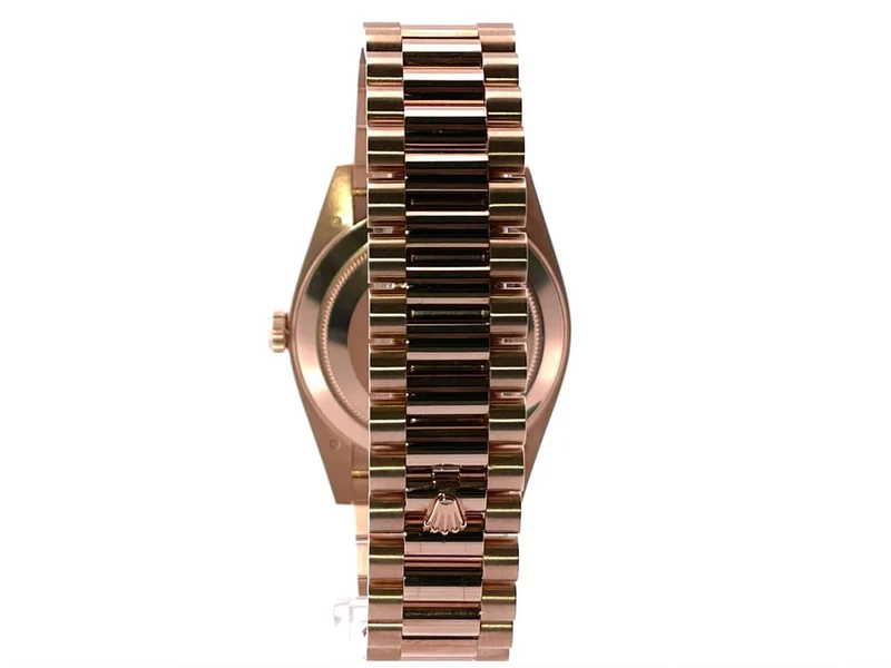 Rolex Day-Date 40 Everose-Gold 228235 Oliv R ungetragen 2019