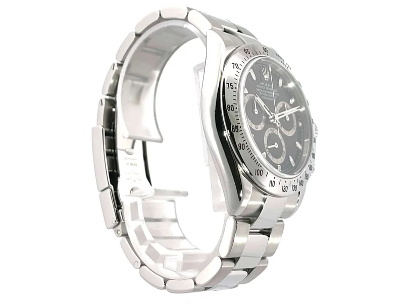 Rolex Daytona Edelstahl 116520 Schwarz aus 2003 LC100