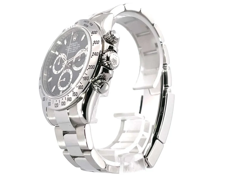 Rolex Daytona Edelstahl 116520 Schwarz aus 2015 LC100