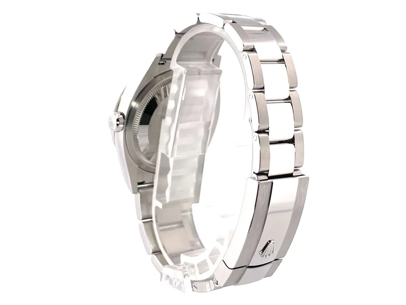 Rolex Datejust 36 Weißgold Diamant 126284RBR Oliv Palmenmuster