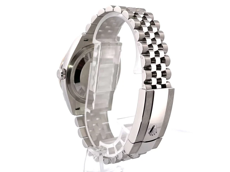 Rolex Datejust 36 Weißgold Diamant 126284RBR Blau Riffel Diamant Jubile-Band
