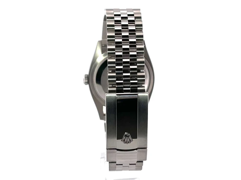 Rolex Datejust 36 Weißgold Diamant 126284RBR Blau Riffel Diamant Jubile-Band