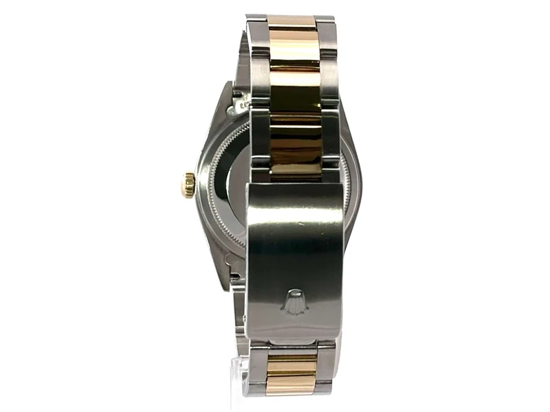 Rolex Datejust 36 Stahl Gold 16203 Weiß Römisch aus 2001 LC100