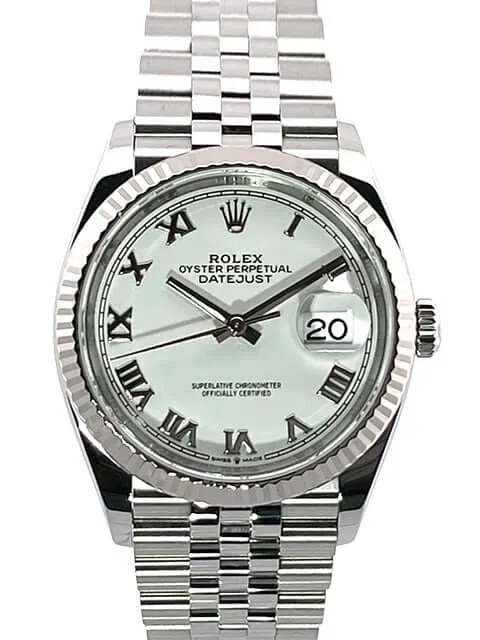 Rolex Datejust 36 Oystersteel Weißgold 126234 Weiß R Jubile 2020