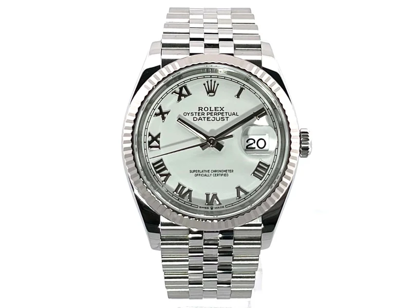Rolex Datejust 36 Oystersteel Weißgold 126234 Weiß R Jubile 2020