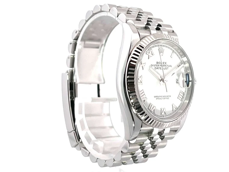Rolex Datejust 36 Oystersteel Weißgold 126234 Weiß R Jubile 2020