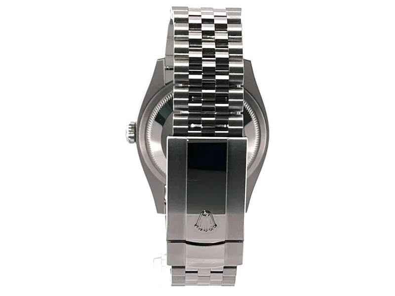 Rolex Datejust 36 Oystersteel Weißgold 126234 Olivgrün Palmenmuster Jubile-Band