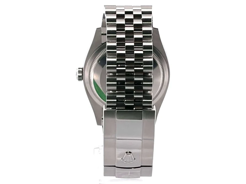 Rolex Datejust 36 Oystersteel Weißgold Diamant 126284RBR Silber Jubile-Band 2020