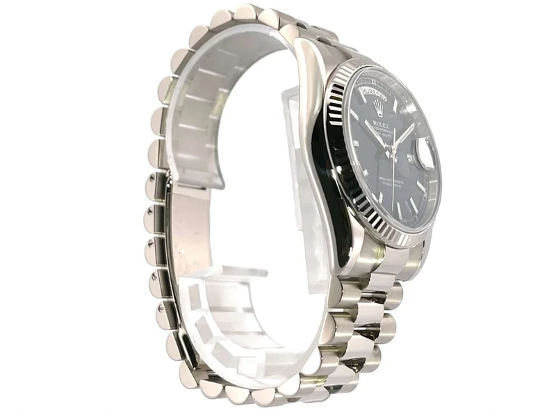 Rolex Day-Date 36 118239 Weißgold Blau aus 2018