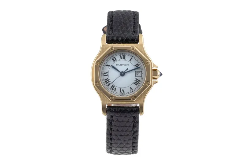 Cartier Santos Ronde 18 ct gold automatic women's watch 2969 [2601619]