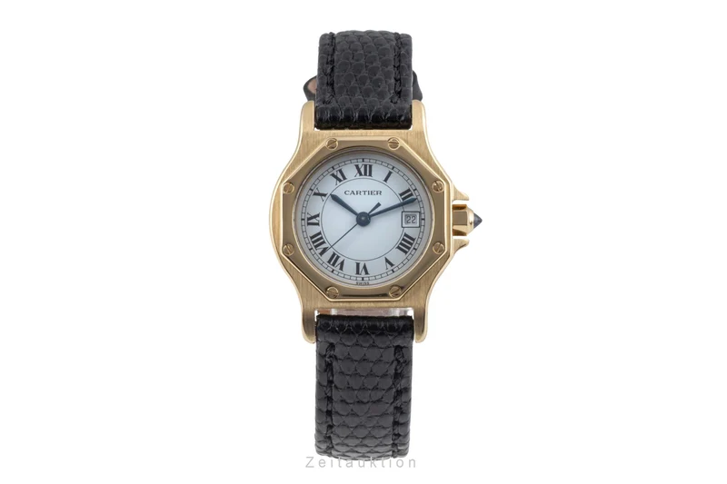 Cartier Santos Ronde 18 ct gold automatic women's watch 2969 [2601619]