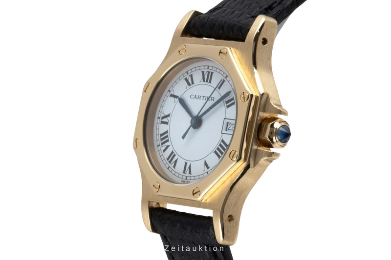 Cartier Santos Ronde 18 ct gold automatic women's watch 2969 [2601619]