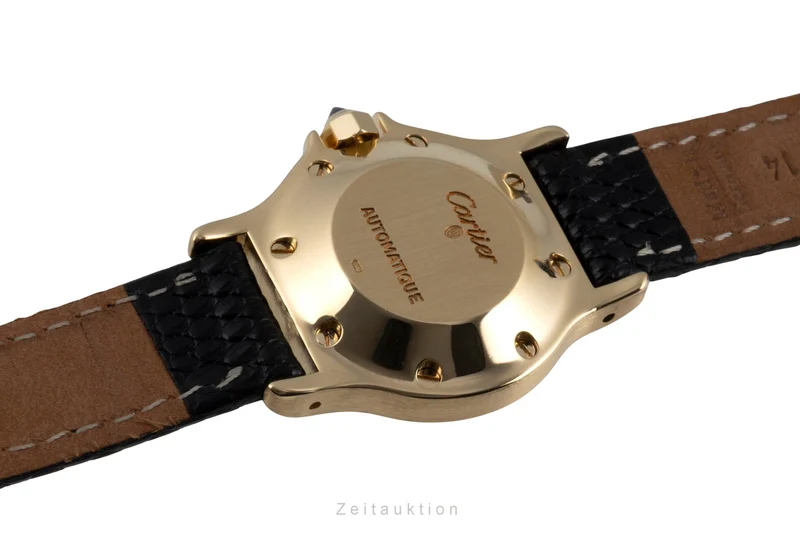 Cartier Santos Ronde 18 ct gold automatic women's watch 2969 [2601619]