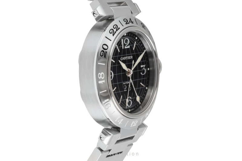 Cartier Pasha steel automatic men's watch W31049M7 [2601362]