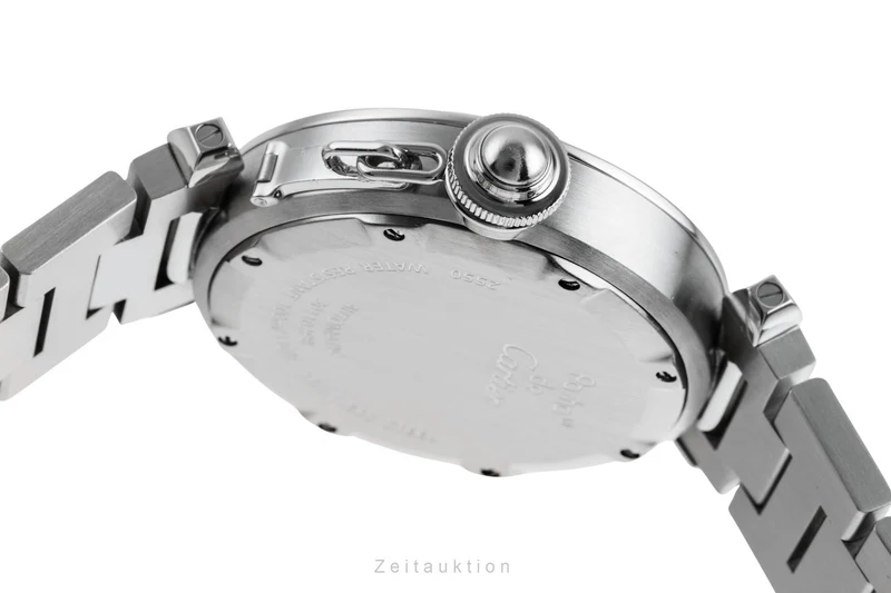 Cartier Pasha steel automatic men's watch W31049M7 [2601362]