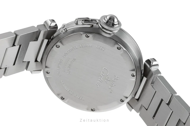Cartier Pasha steel automatic men's watch W31049M7 [2601362]