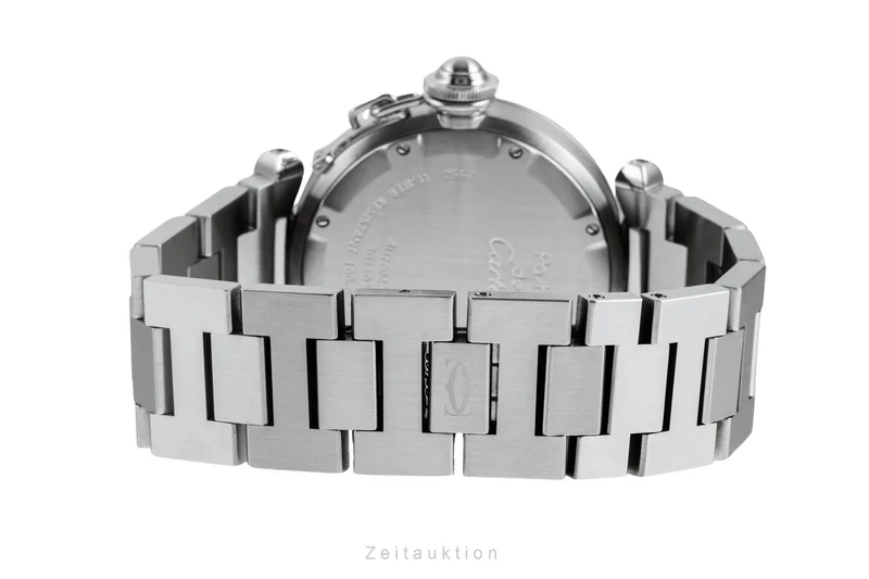 Cartier Pasha steel automatic men's watch W31049M7 [2601362]