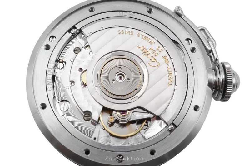 Cartier Pasha steel automatic men's watch W31049M7 [2601362]