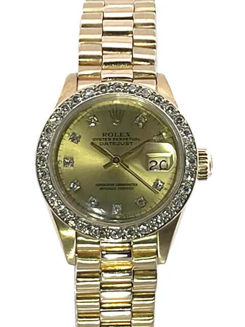 Rolex Datejust 26 Gelbgold Ref. 6917 aus 1983 LC100