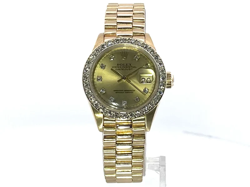 Rolex Datejust 26 Gelbgold Ref. 6917 aus 1983 LC100