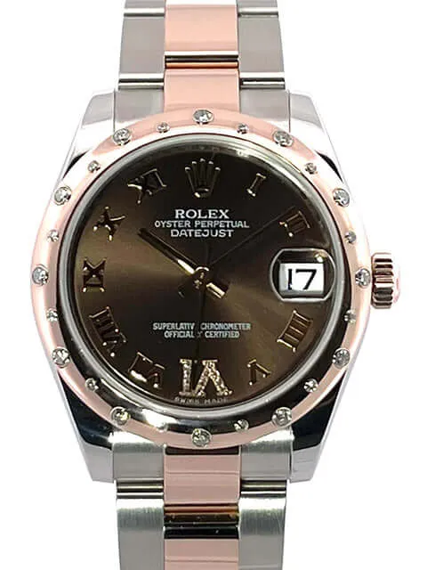 Rolex Datejust 31 Edelstahl Everose-Gold 178341 Choco R DIA LC100
