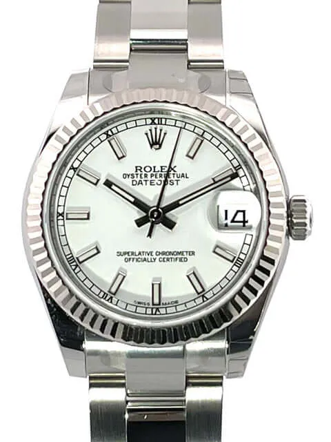 Rolex Datejust 31 178274 Weiss aus 2021 verklebt